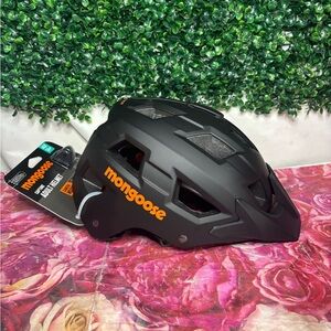 Mongoose adult helmet with camera mount